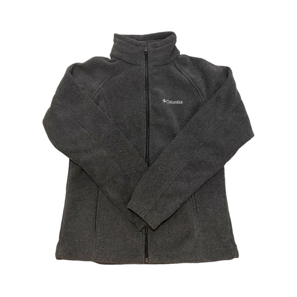 COLUMBIA Women's Benton Springs Full Zip Fleece Jacket MEDIUM CHARCOAL HEATHER - Picture 11 of 12